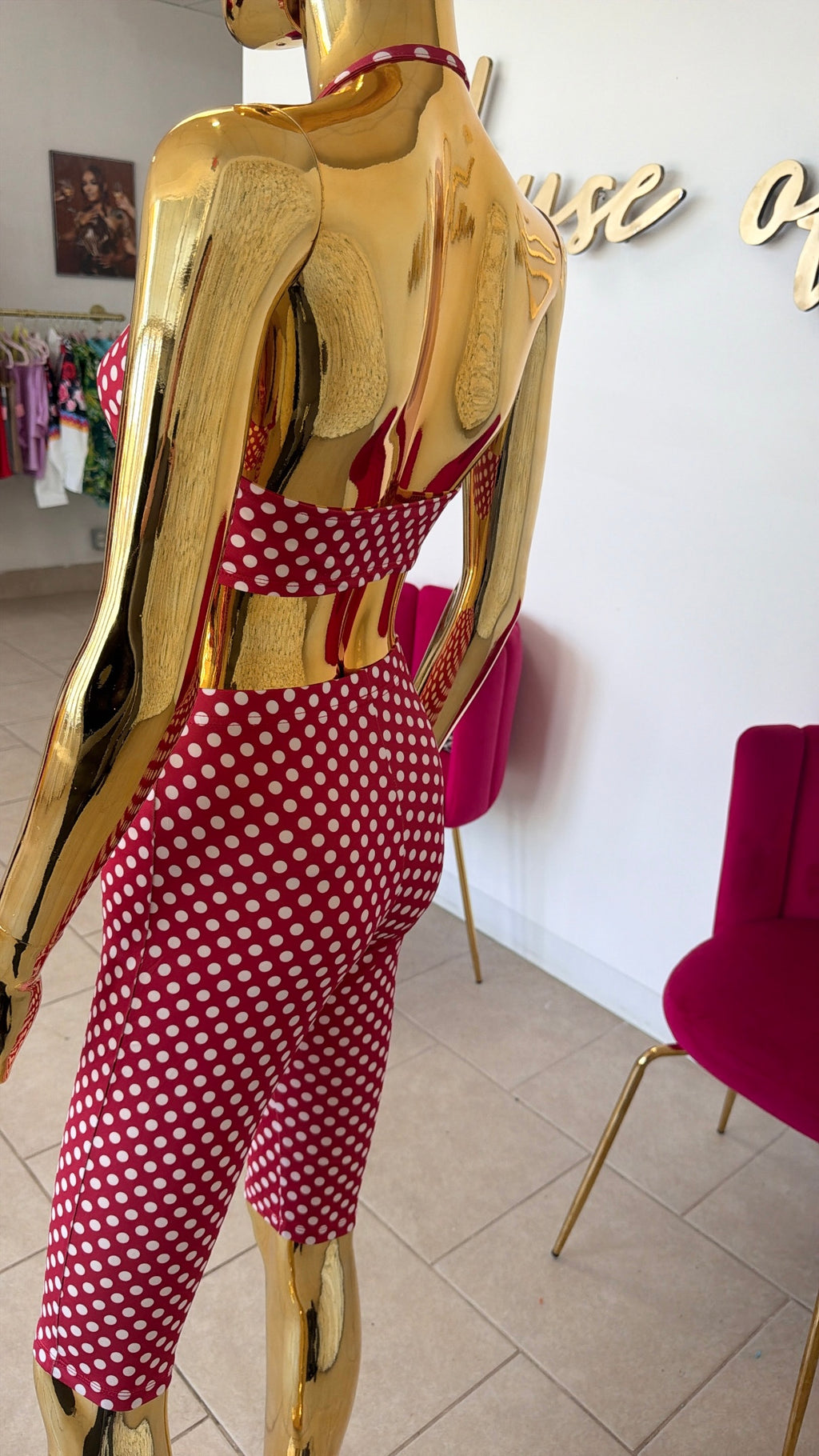 Cherry Capri Set
