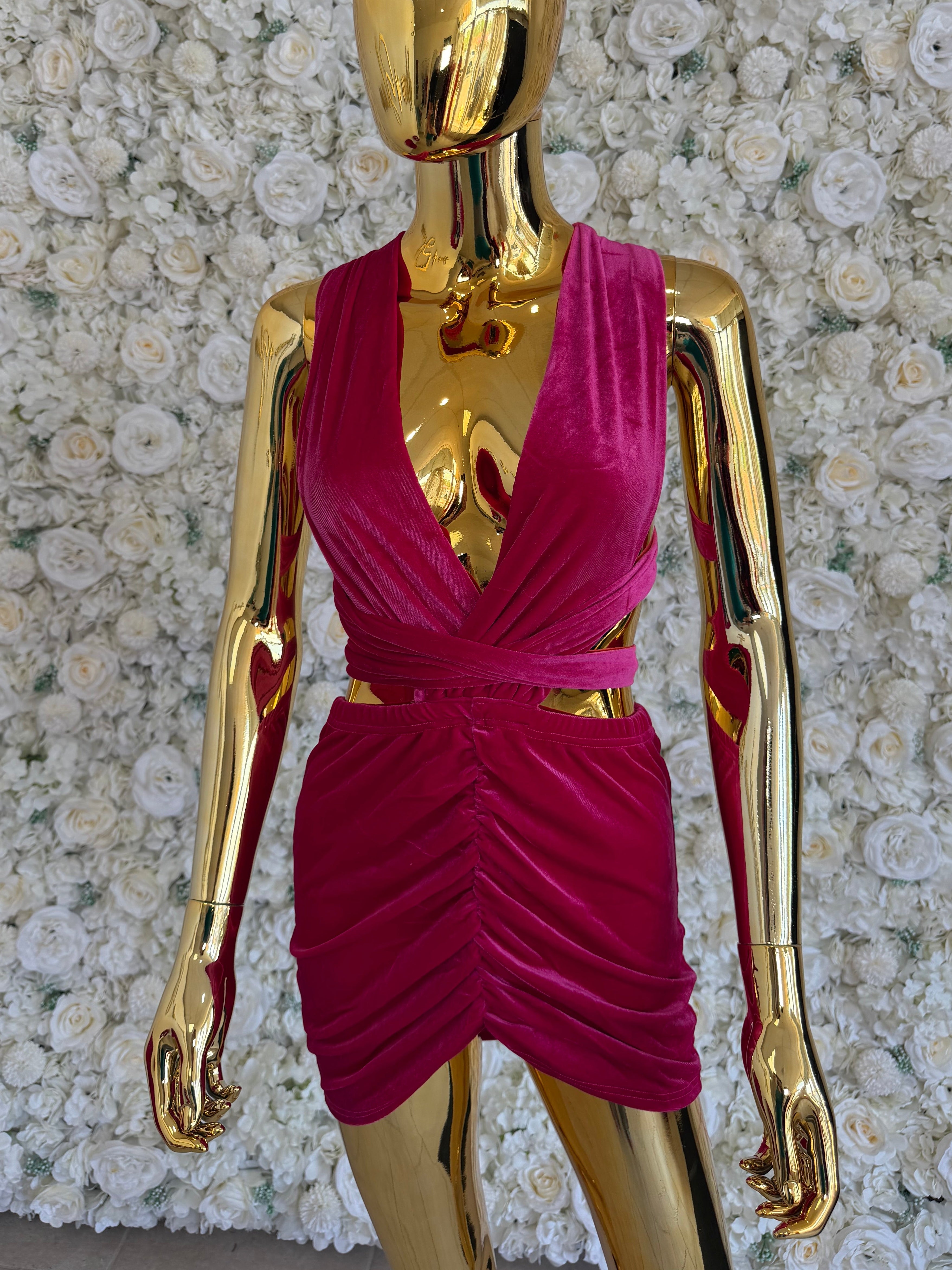 Pink Velvet Mini